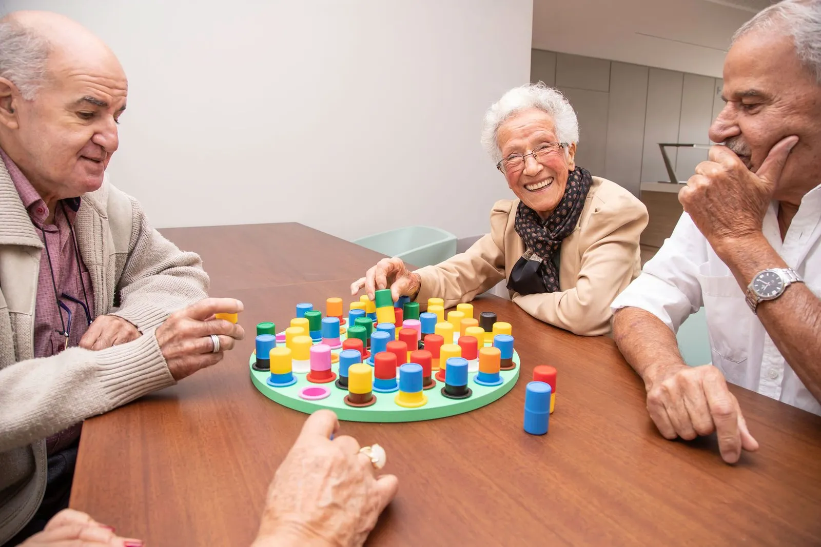 Atividade de jogos entre residentes
